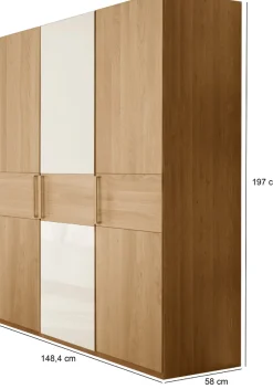 WIEMANN Kleiderschrank »Kiruna« mit Champagnerglas