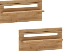 WIEMANN Schrankaufsatz »Lausanne, Paneel mit Ablage, Massivholz Erle« Set, 2er-Set, 60 x 31 x 13 cm (B/H/T), MADE IN GERMANY, 2 Stk. tlg.