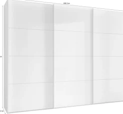 WIEMANN Schwebetürenschrank »Kos« mit Schattenfuge