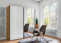 WIEMANN Schwebetürenschrank »Monaco« mit Glasfront sowie hochwertigen Beschlägen