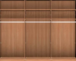 WIEMANN Schwebetürenschrank »Cardiff« mit massiven Holztüren und Glas