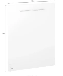 wiho Küchen Frontblende »Flexi2« für vollintegrierbaren Geschirrspüler