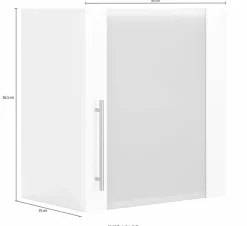 wiho Küchen Glashängeschrank »Ela« Breite 50 cm