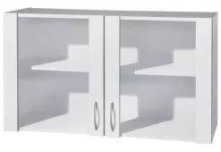 wiho Küchen Glashängeschrank »Kiel« Front mit Glaseinsatz