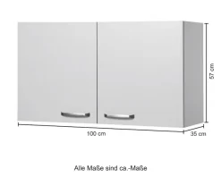 wiho Küchen Hängeschrank »Michigan« 100 cm breit