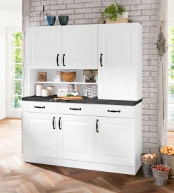 wiho Küchen Küchenbuffet »Erla« 150 cm breit mit Kassettenfront