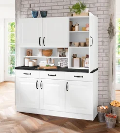 wiho Küchen Küchenbuffet »Erla« 150 cm breit mit Kassettenfront