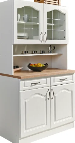 wiho Küchen Küchenbuffet »Linz« 100 cm breit, in Landhaus-Optik