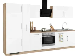 wiho Küchen Küchenzeile »Cali« mit E-Geräten, Breite 310 cm