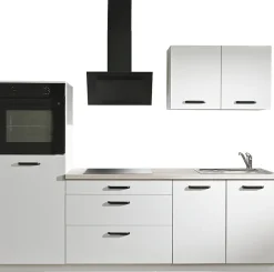 wiho Küchen Küchenzeile »Compact« Breite 240cm, wahlweise mit Geräten (ohne Kühlschrank))