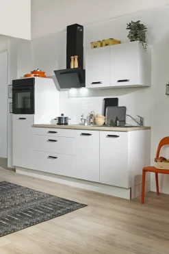 wiho Küchen Küchenzeile »Compact« Breite 240cm, wahlweise mit Geräten (ohne Kühlschrank))