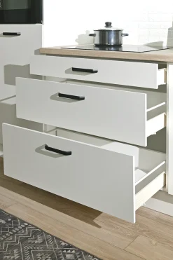 wiho Küchen Küchenzeile »Compact« Breite 210cm, wahlweise mit Geräten (ohne Kühlschrank)