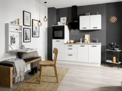wiho Küchen Küchenzeile »Compact« Breite 210cm, wahlweise mit Geräten (ohne Kühlschrank)