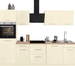 wiho Küchen Küchenzeile »Ela« Breite 280 cm, Soft-Close-Funktion, höhenverstellbare Füße