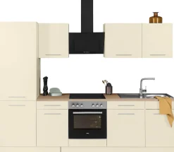 wiho Küchen Küchenzeile »Ela« Breite 280 cm, Soft-Close-Funktion, höhenverstellbare Füße