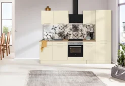 wiho Küchen Küchenzeile »Ela« Breite 280 cm, Soft-Close-Funktion, höhenverstellbare Füße
