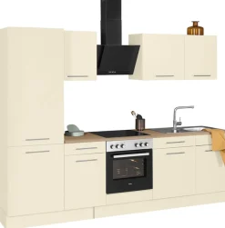 wiho Küchen Küchenzeile »Ela« Breite 280 cm, Soft-Close-Funktion, höhenverstellbare Füße