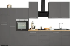 wiho Küchen Küchenzeile »Unna« mit E-Geräten, Breite 370 cm