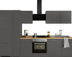 wiho Küchen Küchenzeile »Unna« mit E-Geräten, Breite 310 cm