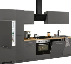 wiho Küchen Küchenzeile »Unna« mit E-Geräten, Breite 310 cm