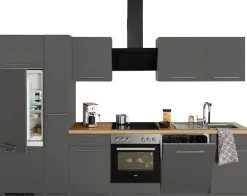 wiho Küchen Küchenzeile »Unna« mit E-Geräten, Breite 310 cm