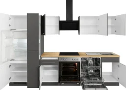 wiho Küchen Küchenzeile »Unna« mit E-Geräten, Breite 310 cm