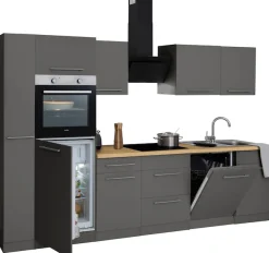 wiho Küchen Küchenzeile »Unna« ohne E-Geräte, Breite 310 cm