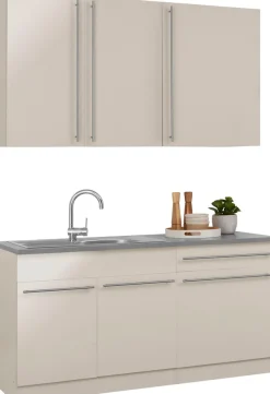 wiho Küchen Pantryküche »Chicago« ohne E-Geräte, Breite 160 cm