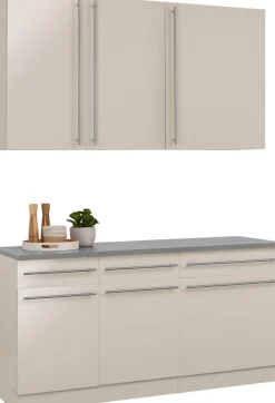 wiho Küchen Pantryküche »Chicago« ohne E-Geräte, Breite 160 cm