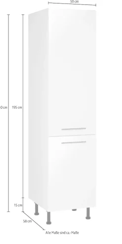 wiho Küchen Seitenschrank »Ela« 50 cm breit, höhenverstellbare Füße