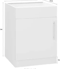 wiho Küchen Spülenschrank »Cali« 60 cm breit, ohne Arbeitsplatte