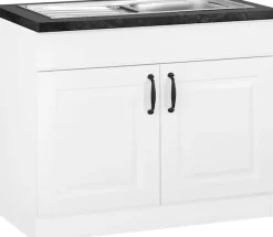 wiho Küchen Spülenschrank »Erla« 100 cm breit mit Kassettenfront