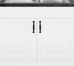 wiho Küchen Spülenschrank »Erla« 100 cm breit mit Kassettenfront