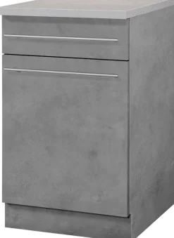 wiho Küchen Unterschrank »Chicago« 50 cm breit, 1 Schubkasten und 1 Tür