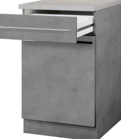 wiho Küchen Unterschrank »Chicago« 50 cm breit, 1 Schubkasten und 1 Tür