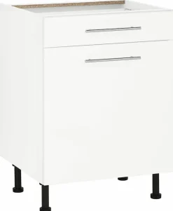 wiho Küchen Unterschrank »Ela« Breite 60 cm, höhenverstellbare Füße