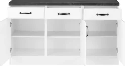 wiho Küchen Unterschrank »Erla« 150 cm breit mit Kassettenfront