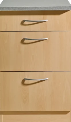 wiho Küchen Unterschrank »Kiel« 50 cm breit, 50 cm tief, mit 2 großen Auszügen und 1 Schublade