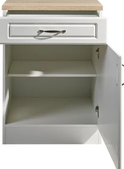 wiho Küchen Unterschrank »Linz« 60 cm breit , in Landhaus-Optik