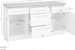 wiho Küchen Unterschrank »Unna« 150 cm breit