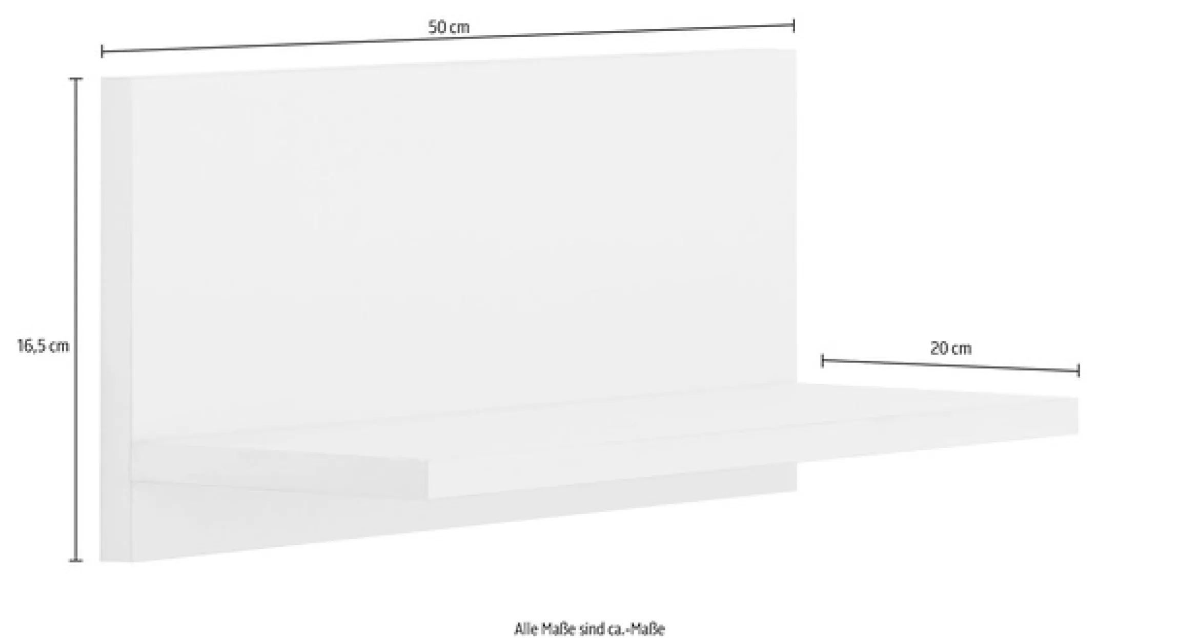 wiho Küchen Wandboard »Flexi2« Breite 50 cm