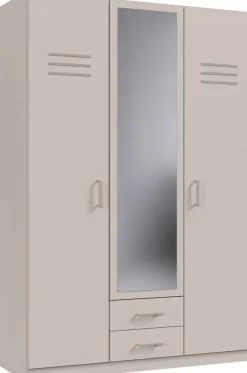 Wimex Drehtürenschrank »Coventry in den Breiten: 135 & 180cm erhältlich, Farbe: Kaschmir« Kleiderschrank mit Spiegel und zwei Schubladen