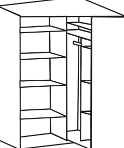 Wimex Eckkleiderschrank »Level by fresh to go«