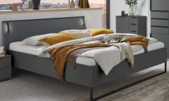 Wimex Futonbett »Tilburg in verschiedenen Breiten erhältlich, inkl. LED Beleuchtung« Bett mit Metallkufe,