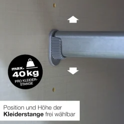 Wimex Kleiderschrank »Gotland« wahlweise in 91cm oder 135cm Breite