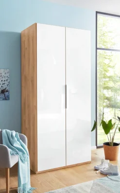 Wimex Kleiderschrank »Level by fresh to go« Türen vollflächig mit farbigem Glas