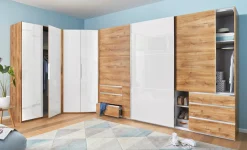 Wimex Kleiderschrank »Level by fresh to go« Türen vollflächig mit farbigem Glas