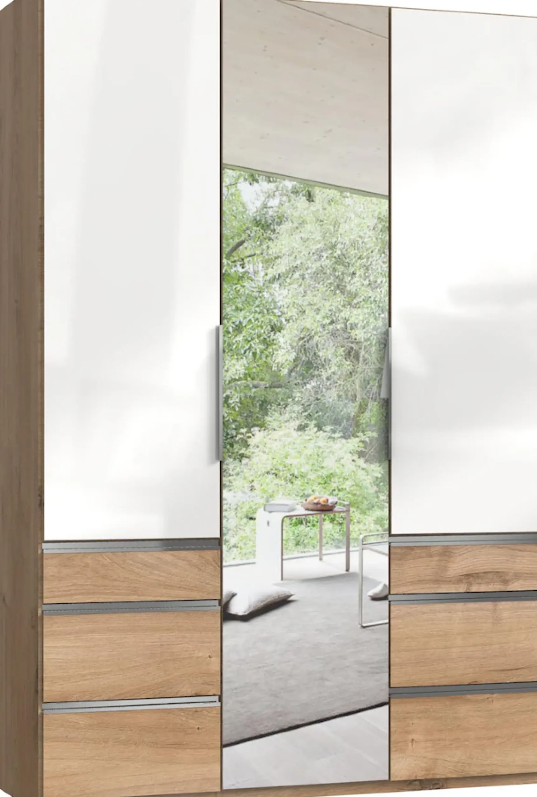 Wimex Kleiderschrank »Level by fresh to go« mit Glas-und Spiegeltüren