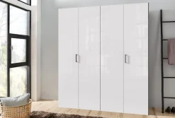 Wimex Kleiderschrank »Mugano,in 3 Breiten, 2 Tiefen, viele Farben, Made in Germany« in Basic oder Premium Ausstattung,mit kurzen Griffen aus Metall