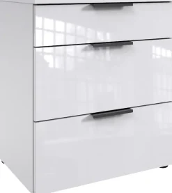 Wimex Nachtkommode »level36 D by fresh to go« mit soft-close Funktion und Lackfronten, 3 Schubladen